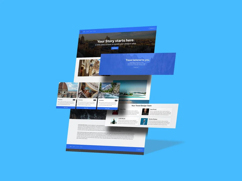 Travefy website builder