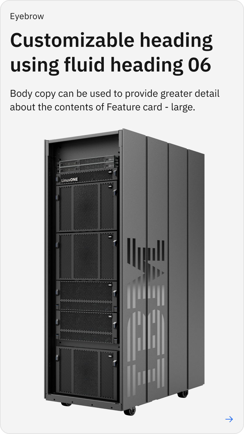 Feature card large template, product-render variant