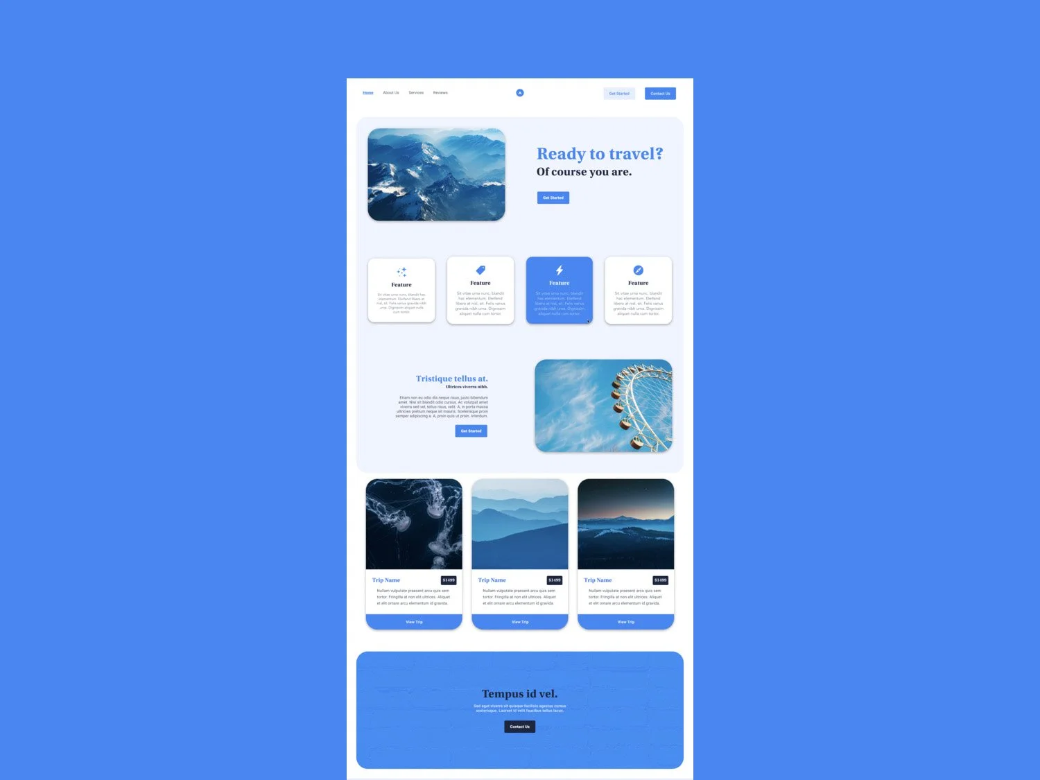 Azure theme example
